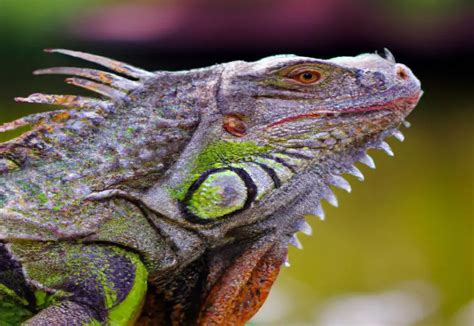   Iguane: Un reptile fascinant qui se promène nonchalamment dans les arbres tropicaux !