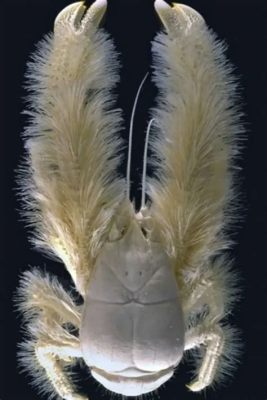  Yeti Crab: Un crustacé fascinant aux poils blancs comme la neige qui se nourrit de bactéries sulfureuses !